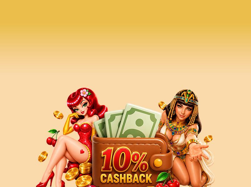 10% Cashback on Us Every Week!